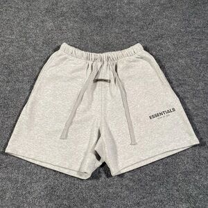 Fear of God Essentials Light Gray Athletic Shorts